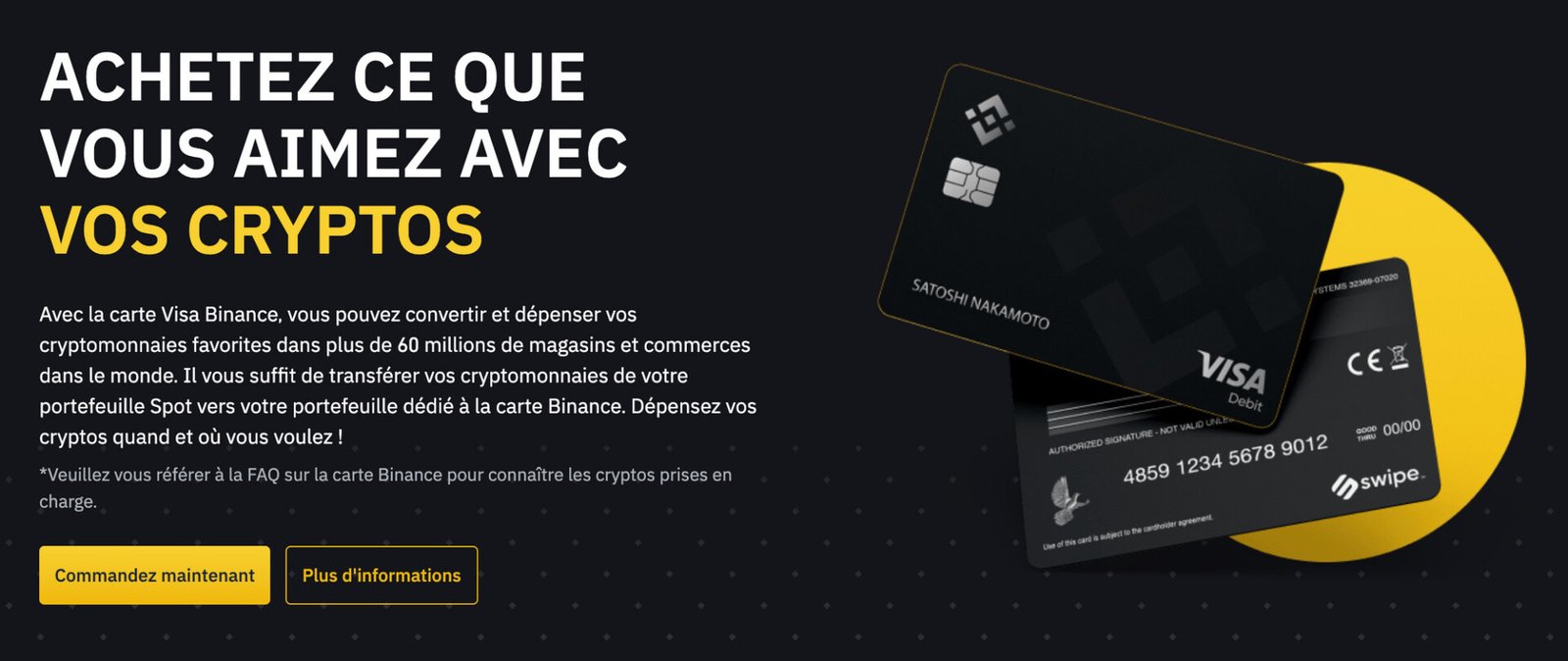 Carte Binance Avis (2025) : la meilleure CB crypto du marché ?